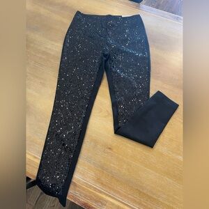 Chico's Black Stretch Ponte Leggings